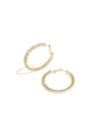 Dazzle Hoops M - goud