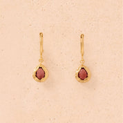 Lysia Rosewood Oorbellen