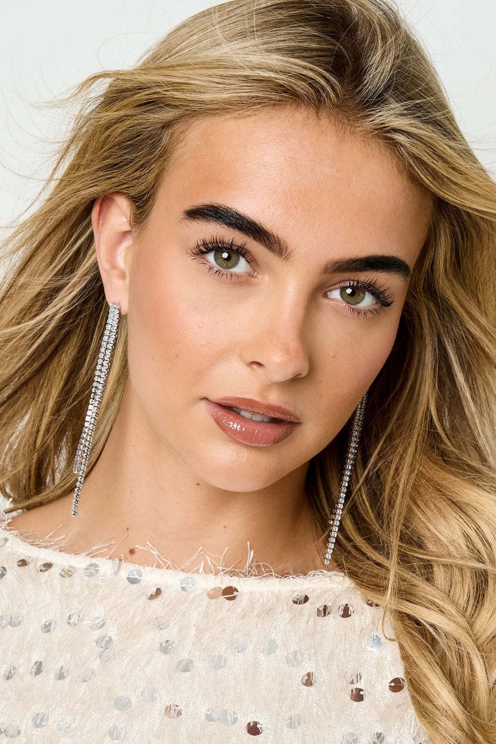 Stella Drop Earrings zilver