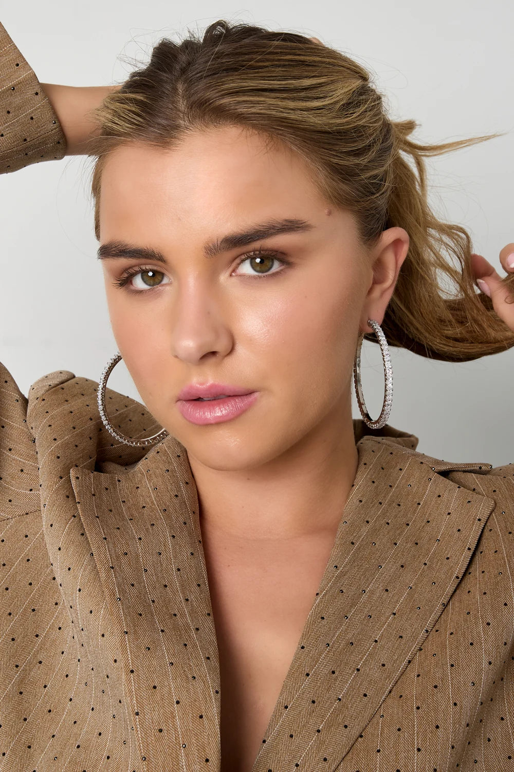 Dazzle Hoops L - zilver