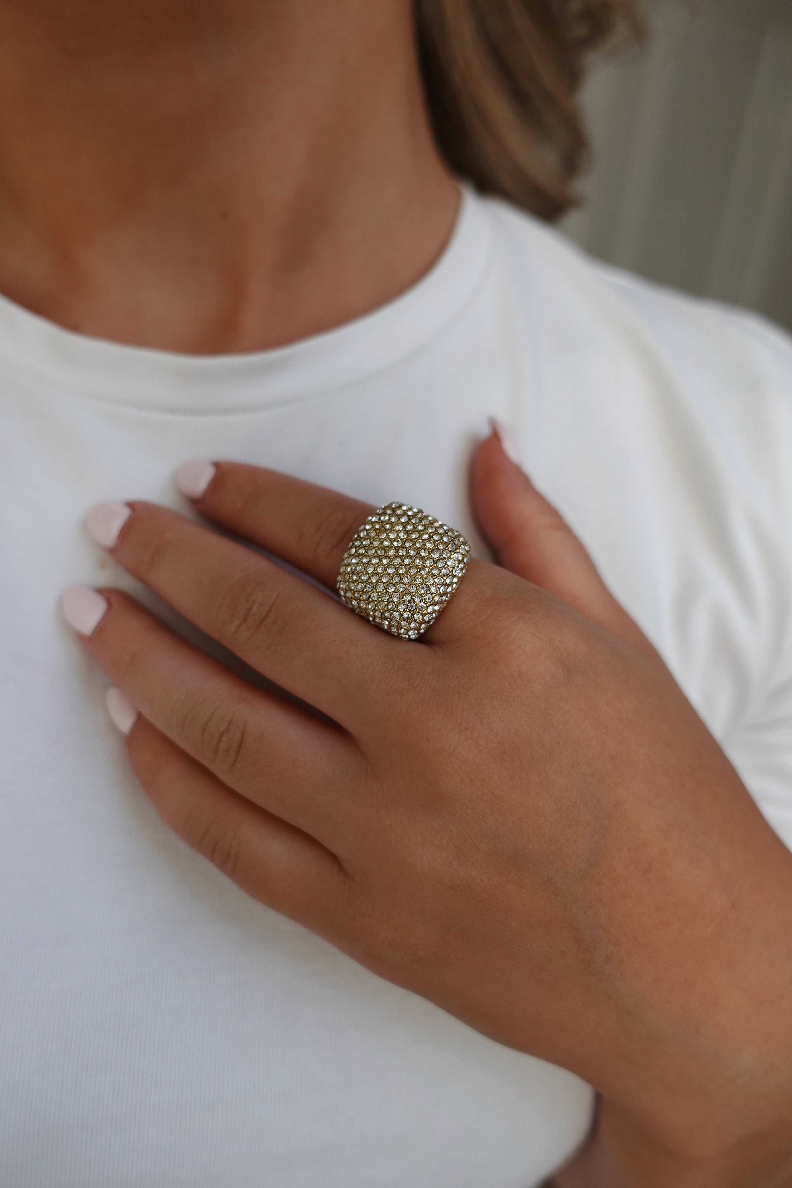 Shimmer Square ring