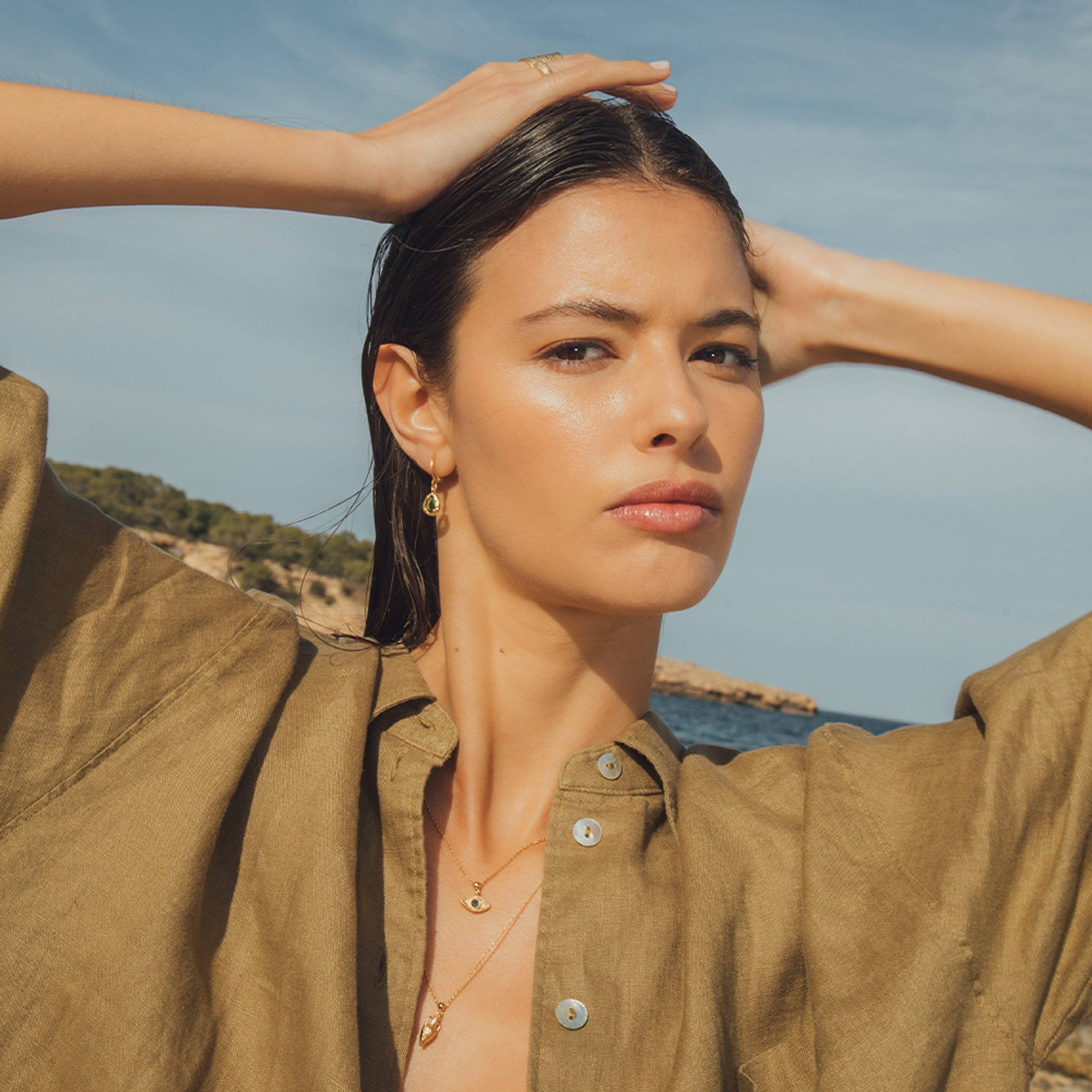 Lysia Green Oorbellen