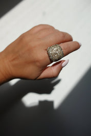 Shimmer Square ring