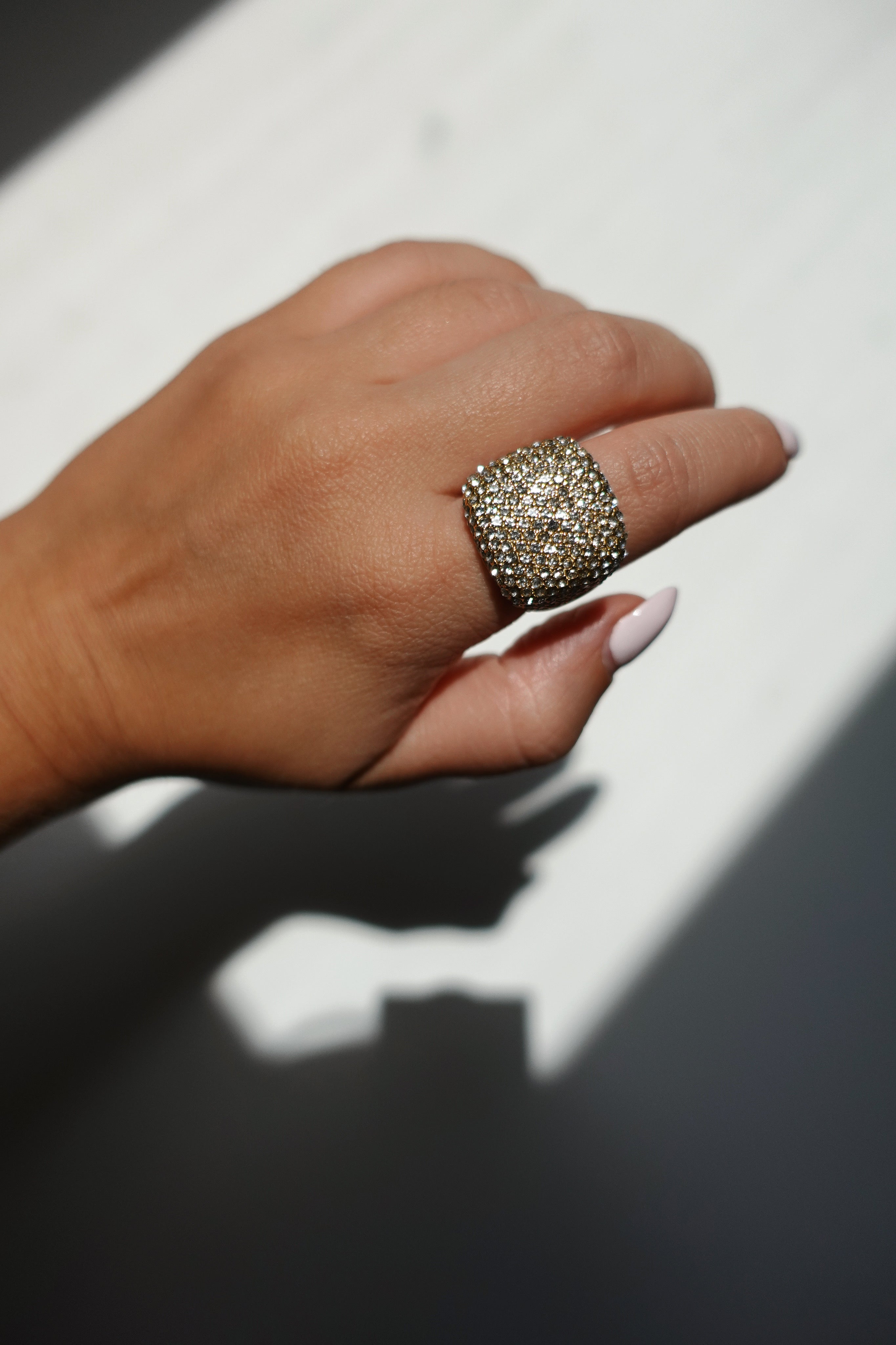 Shimmer Square ring