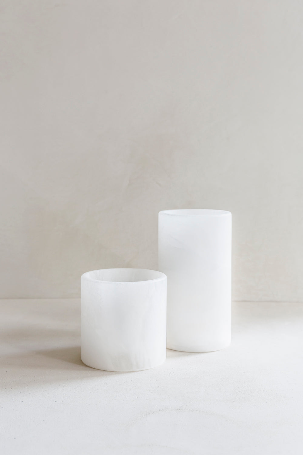 Costa wit - Theelichthouder Albast