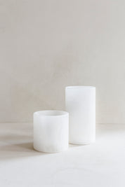 Costa wit - Theelichthouder Albast