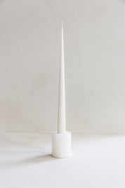 Caro L wit - Kandelaar Albast