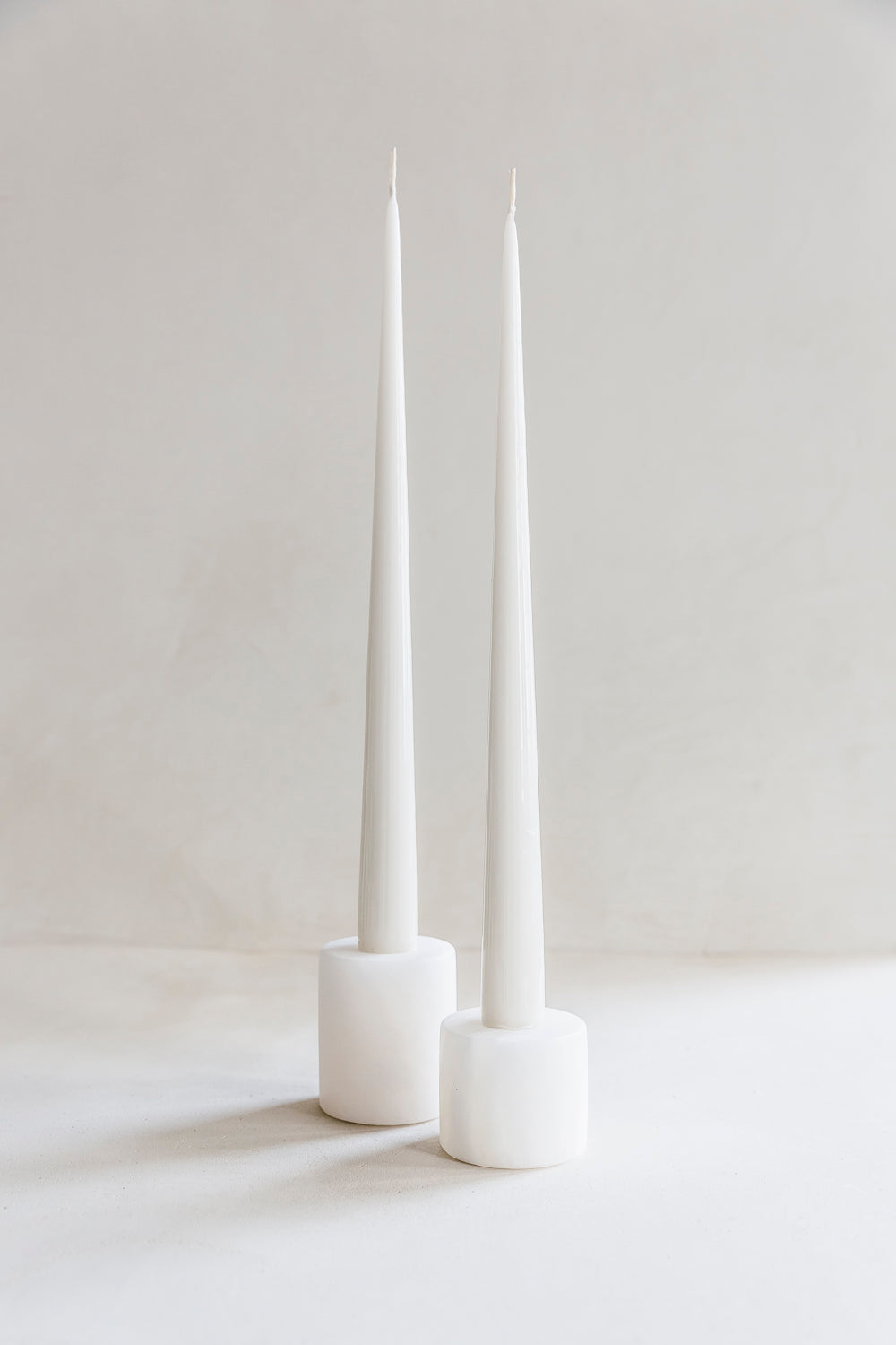 Caro M wit - Kandelaar Albast