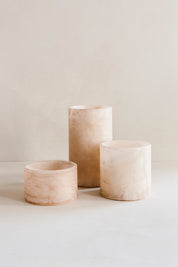 Costa tierra - Theelichthouder Albast