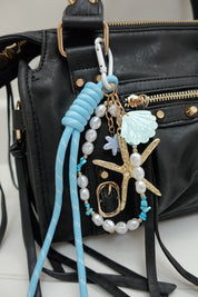 Bag Charm -Starfish Blue