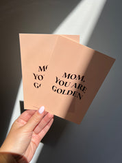 Wenskaart - Mom you are Golden