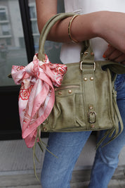 Fringe Bag - Olive Green