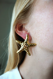 Starfish Statement oorbellen