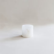 Matt wit - Theelichthouder Albast