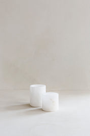 Popa wit - Theelichthouder Albast