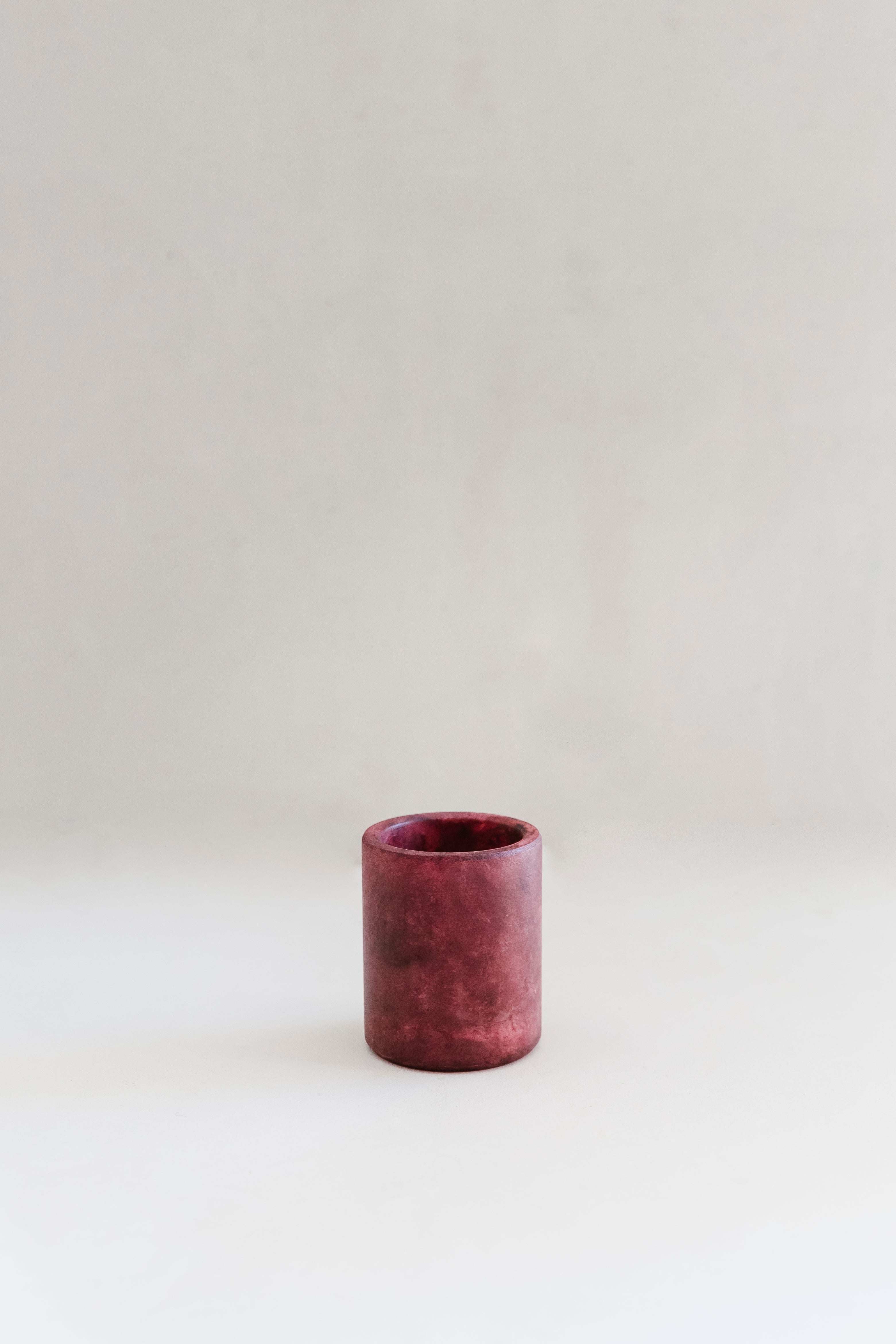 Popa bordeaux - Theelichthouder Albast