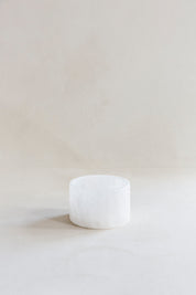 Will wit - Theelichthouder Albast