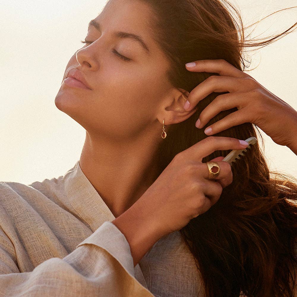 Lysia Rosewood Oorbellen