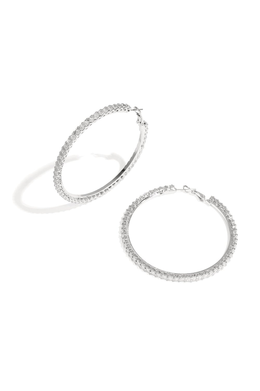 Dazzle Hoops L - zilver